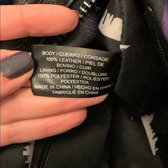 Botkier navy pony hair and black leather satchel - Picture 6 of 6